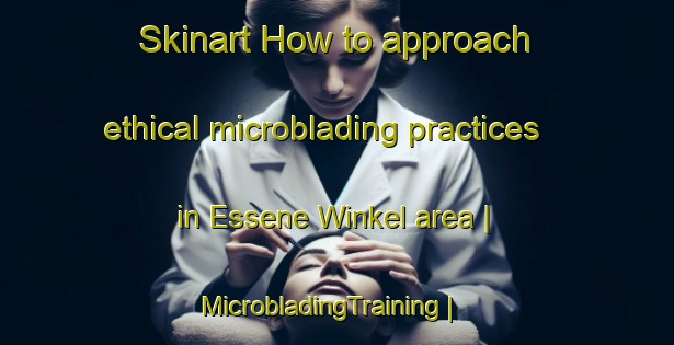 Skinart How to approach ethical microblading practices in Essene Winkel area | MicrobladingTraining | MicrobladingClasses | SkinartTraining-Belgium